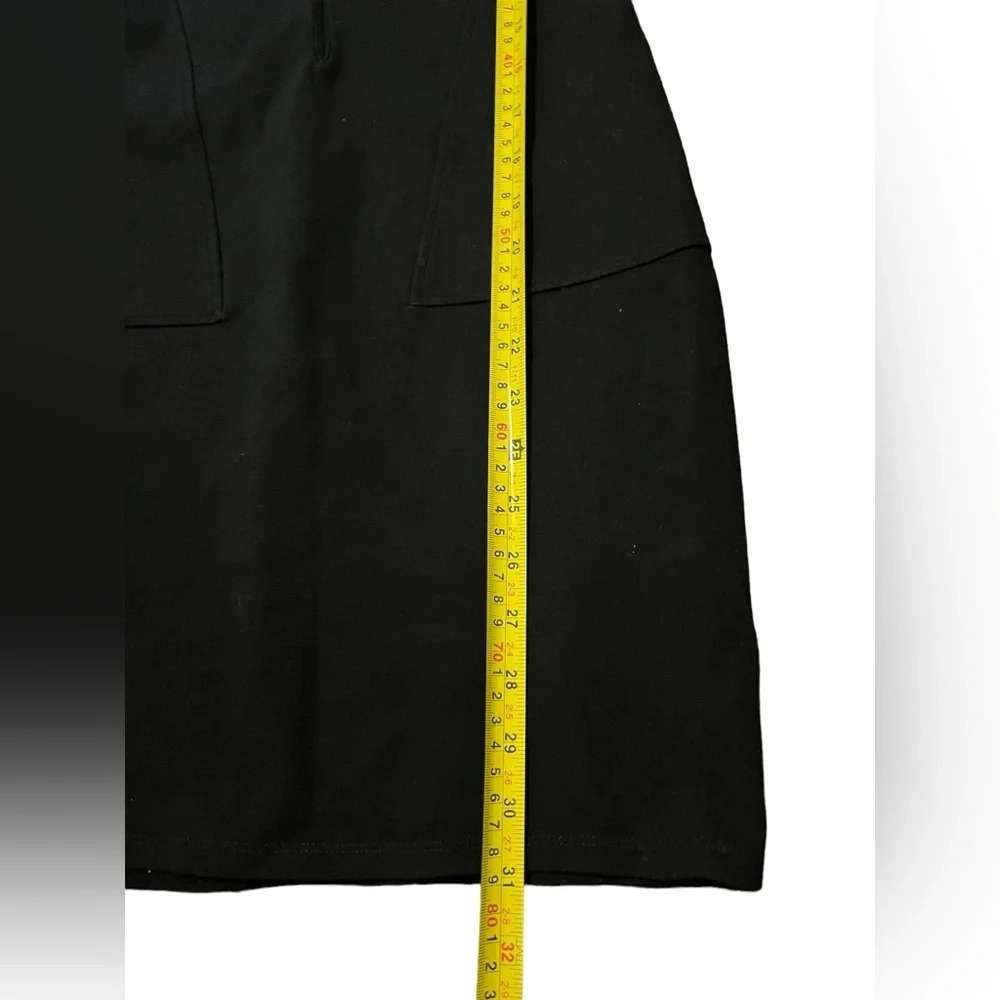 Vintage Versus Versace Black Corset Shaped Waist Long Sleeve Mini Dress - Picture 10 of 12